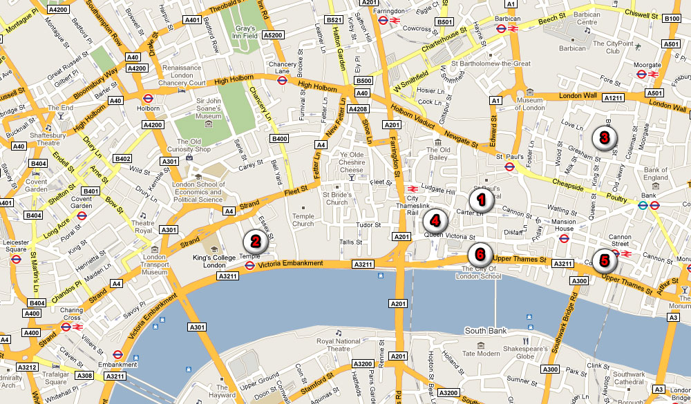 All Told Tours Map